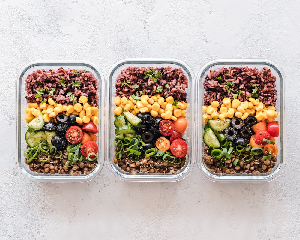 Simple grain bowls